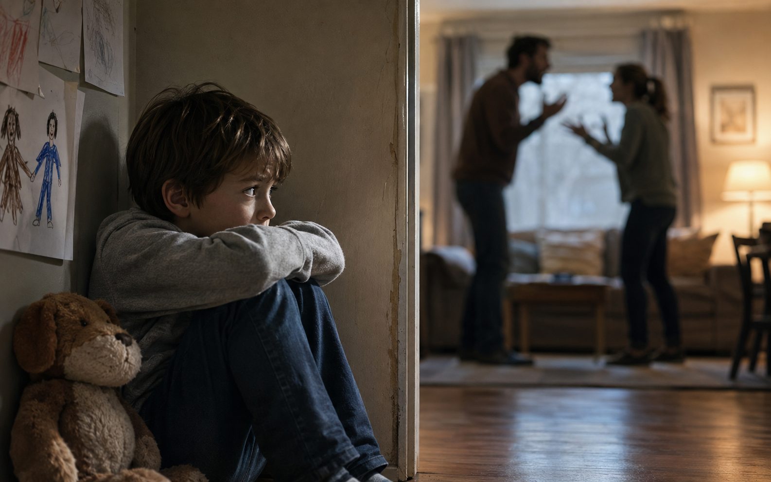 Enfants exposés aux violences conjugales : témoins, jamais épargnés